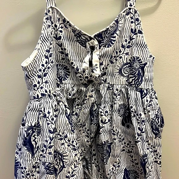 Marmallatta | Bottoms | White And Blue Shell Dress | Poshmark Marmallatta | Bottoms | White And Blue Shell Dress | Poshmark